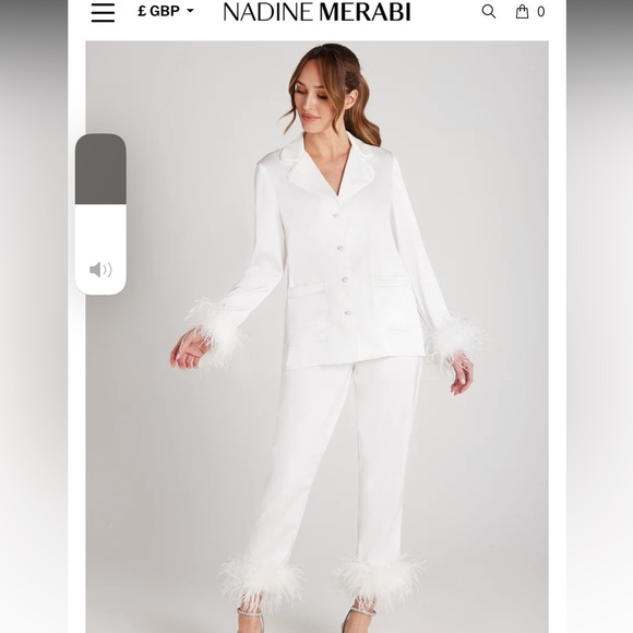 Nadine Merabi Darcie Light Lilac Pajama bottom size M-bottom only - Picture 2 of 15